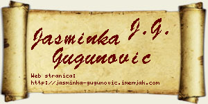 Jasminka Gugunović vizit kartica